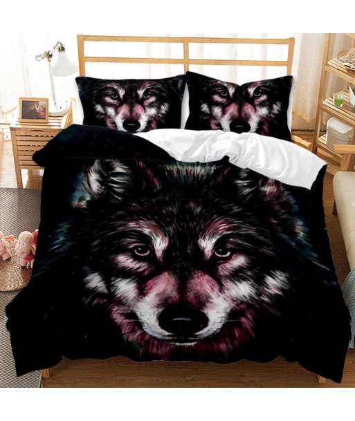 Wolf duvet cover 2 people pas cheres