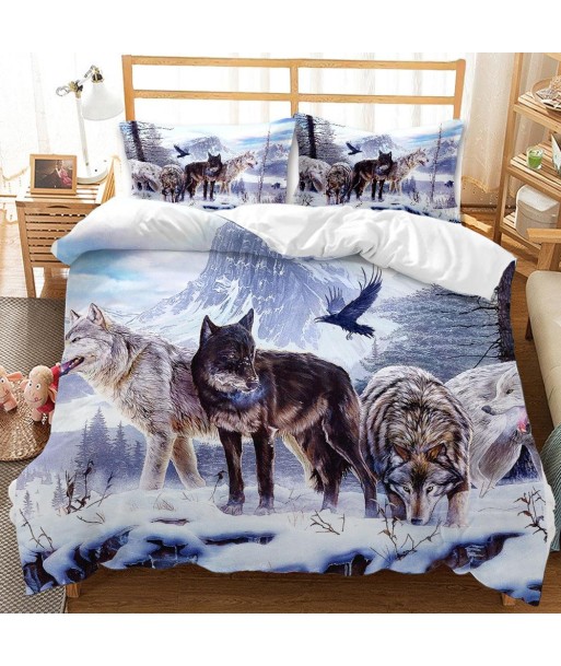 Winter Wolf Duvet Cover la livraison gratuite