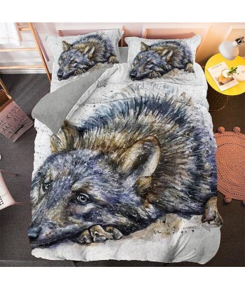 Cute wolf duvet cover Paris Déstockage Promo