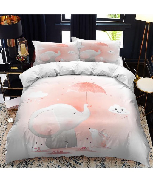 Parapluious elephant duvet cover 2023