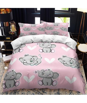 Pink elephant duvet cover 2023