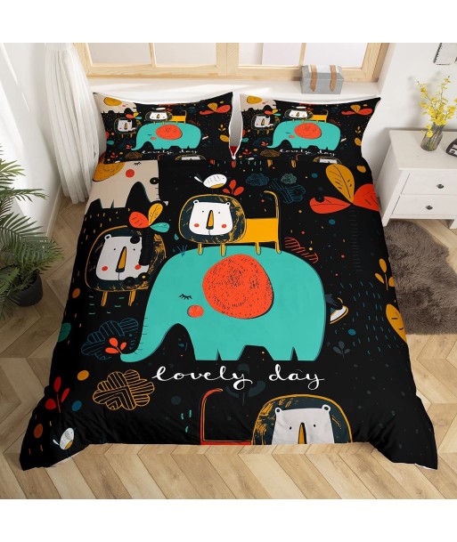 Blue elephant duvet cover pas cher chine