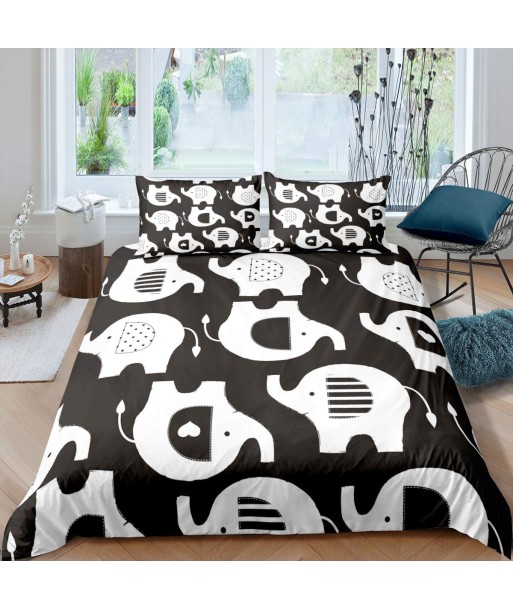 Black elephant duvet cover commande en ligne