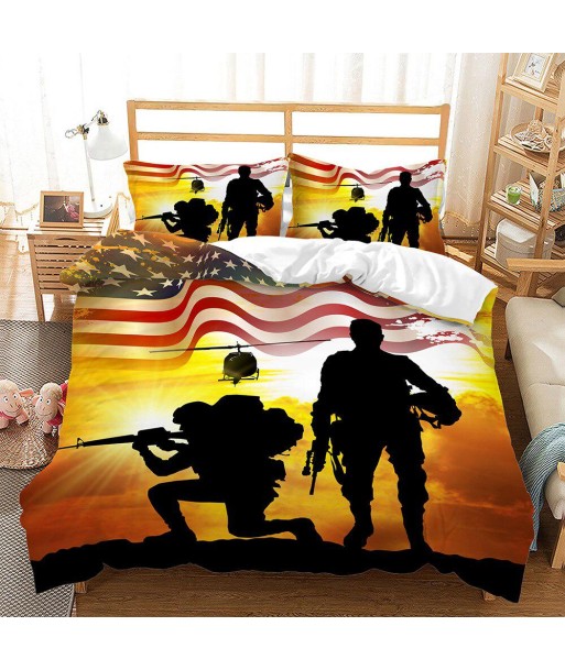 Duvet cover American soldiers solde