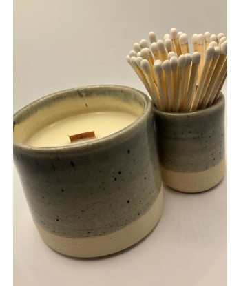 Ceramic Pot Candle & Matchpots vous aussi creer 