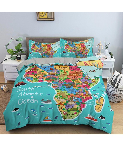 African Card Duvet Cover votre