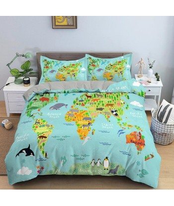 Child geography duvet cover une grave pollution 