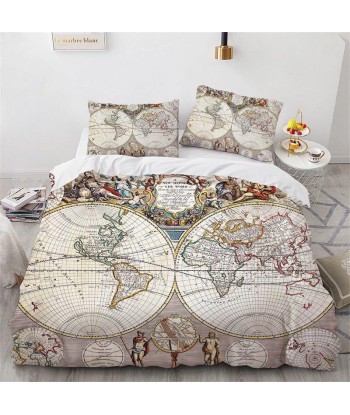 Old planisphere duvet cover soldes