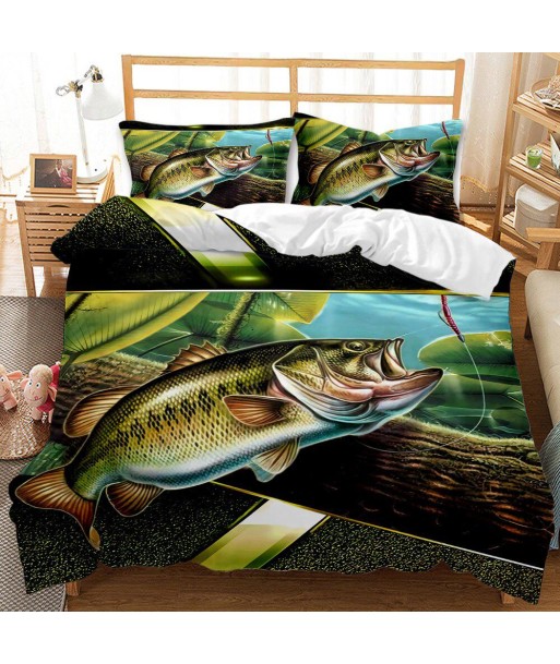 Trout fishing duvet cover Livraison rapide