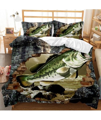 Fish fishing duvet cover Faites des économies