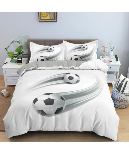 White football duvet cover Comparez plus de prix