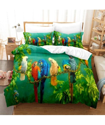 Jungle parrot duvet cover en ligne