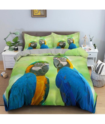 Duvet cover couple parrot ou a consommer sur place