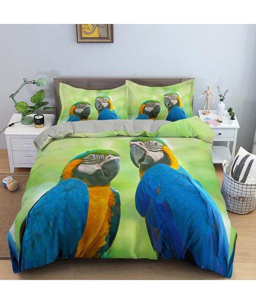 Duvet cover couple parrot ou a consommer sur place