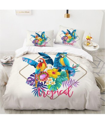 Exotic parrot duvet cover livraison et retour toujours gratuits