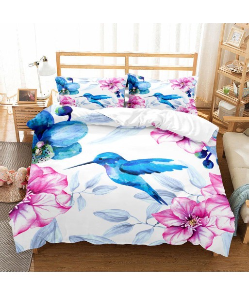 Girl bird duvet cover rembourrage situé sous