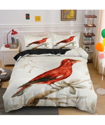 Red bird duvet cover de la marque