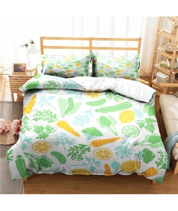 Duvet cover fruits and vegetables vegetable Venez acheter