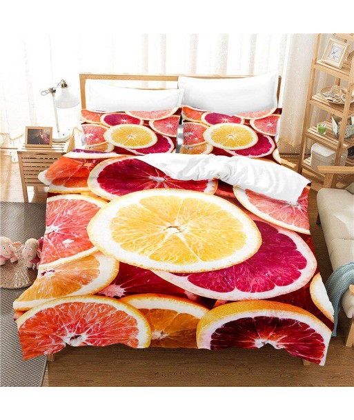 Duvet cover orange bloody soldes