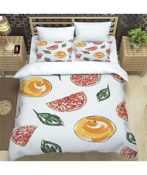 Red grapefruit duvet cover À commander