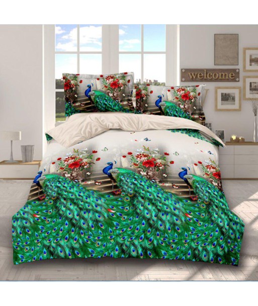 Peacock bed set en linge