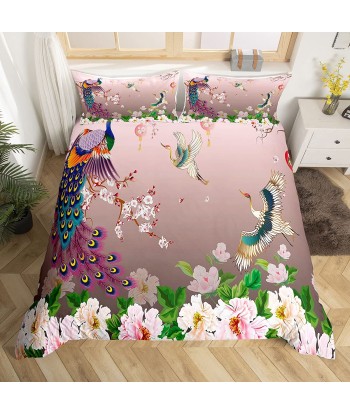 Japanese peacock duvet cover Véritable concentré