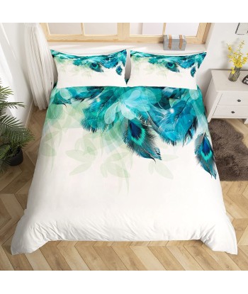 White peacock duvet cover commande en ligne