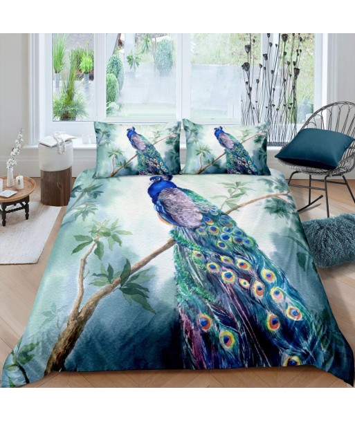 Peacock duvet cover on a tree Venez découvrir notre 