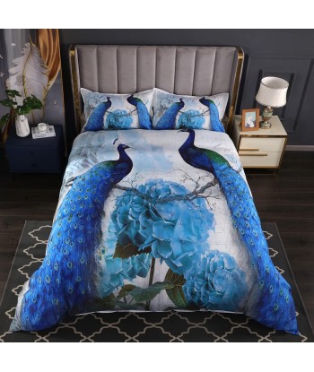 Blue peacock duvet cover votre restaurant rapide dans 