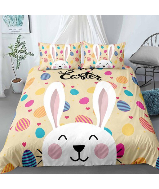 Cute rabbit duvet cover solde