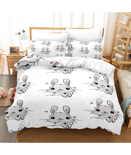 Child rabbit duvet cover ouvre sa boutique