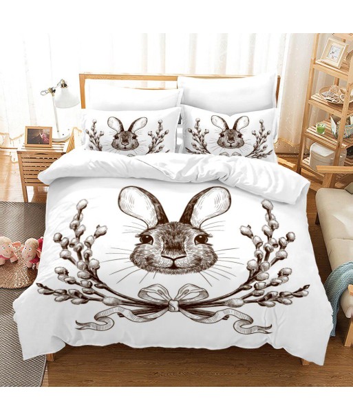 Rabbit duvet cover 2 people Economisez 