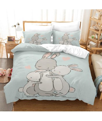 Cartoon rabbit duvet cover Livraison rapide