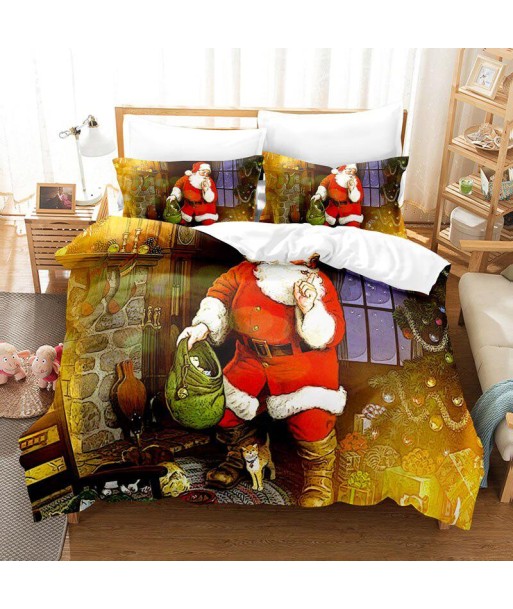 Duvet cover Father Christmas Fireplace votre