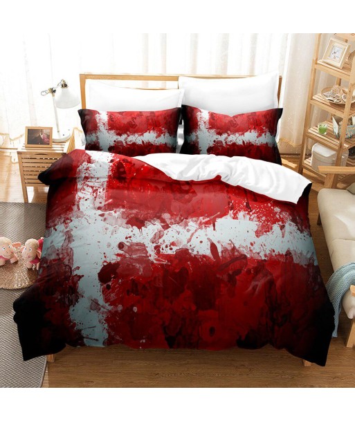 Denmark flag duvet cover la livraison gratuite