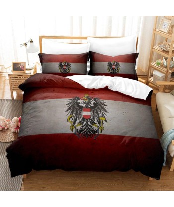 Austria flag duvet cover livraison et retour toujours gratuits