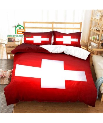 Swiss flag duvet cover france