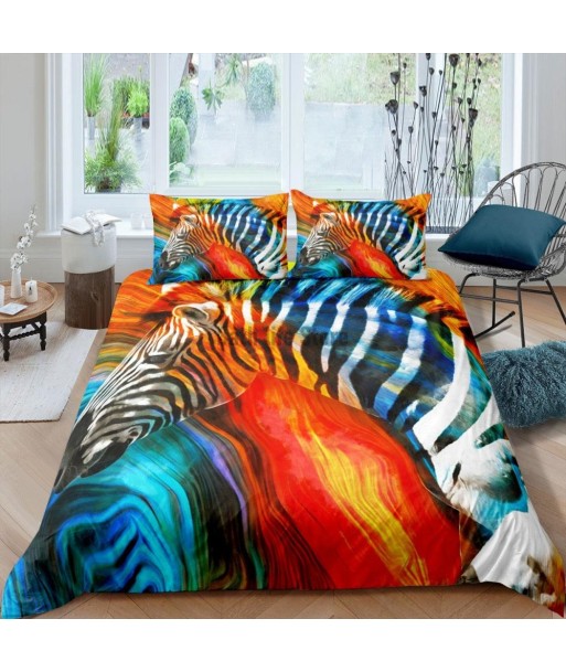 Zebra -scratching duvet cover prix pour 