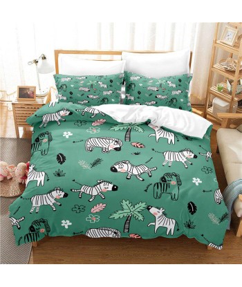 Children's zebra duvet cover pas chere