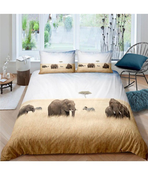 Elephant zebra duvet cover la livraison gratuite