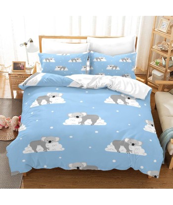 Koala blue duvet cover la livraison gratuite