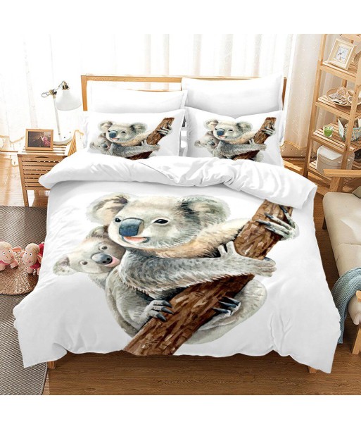 White Koala duvet cover 2024