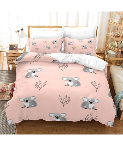 Koala pink duvet cover acheter