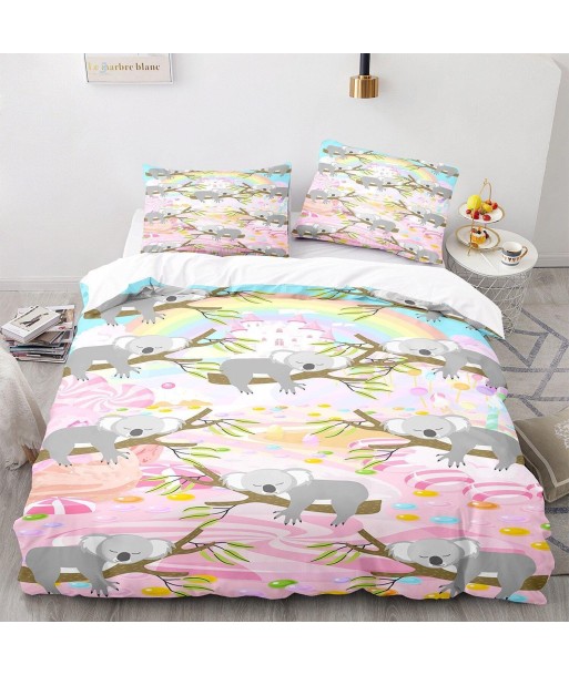 Koala girl duvet cover soldes