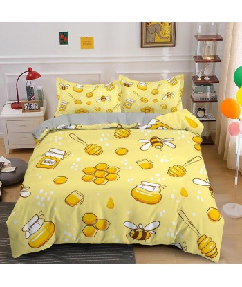 Honey bee duvet cover de pas cher