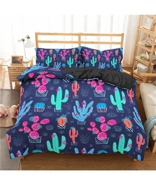 Colorful cactus duvet cover shop