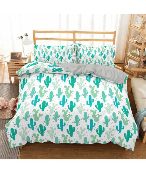 Cactus printed duvet cover livraison et retour toujours gratuits