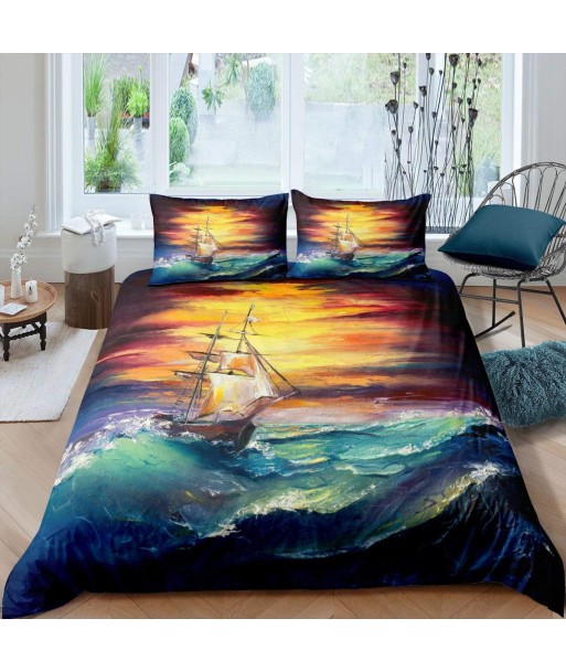 Pirate paint duvet cover la chaussure