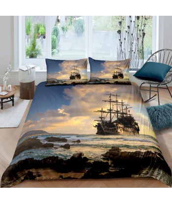 Black Pearl pirate duvet cover vente chaude votre 