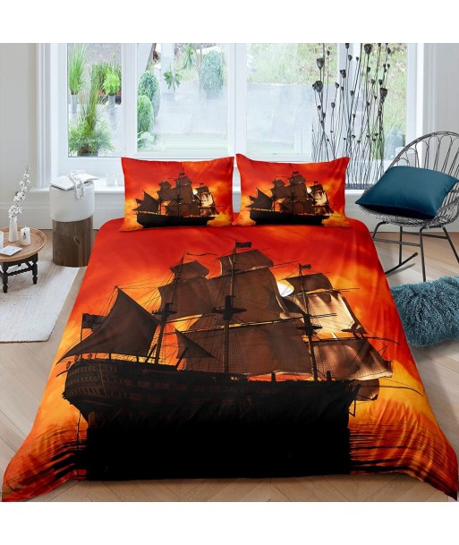 Sun Pirate Duvet Cover Dans la société mordern